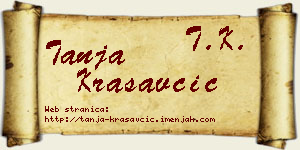 Tanja Krasavčić vizit kartica